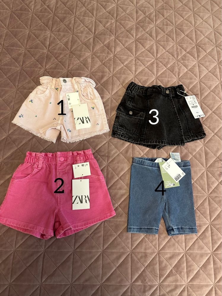Шорти, велосипедки zara, hm.