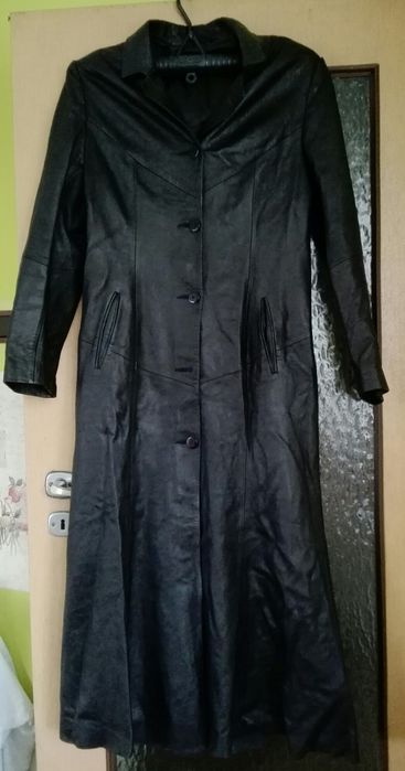Płaszcz damski skóra
