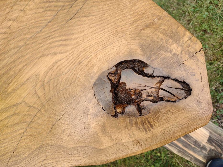 Stół dębowy, monolit, stolik kawowy,