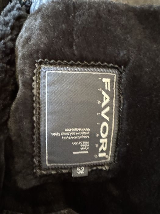 Шкіряна куртка зимова