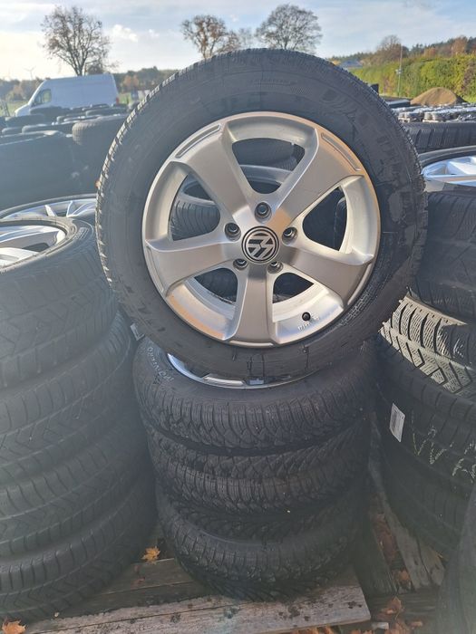 Koła zimowe VW Passat B6 Golf Caddy touran 5x112  205 55 r16 24r.