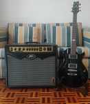 Amplificador Peavey Vypyr e Guitarra Ibanez ART 120 - excelente estado