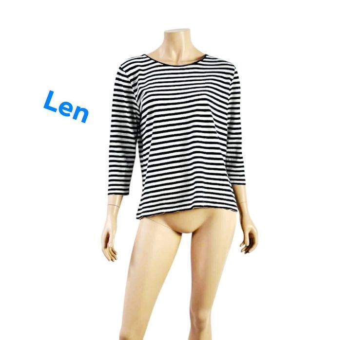 Samsoe&Samsoe bluzka damska M Len
25%Len 
rozmiar M
kolor:biały,granat