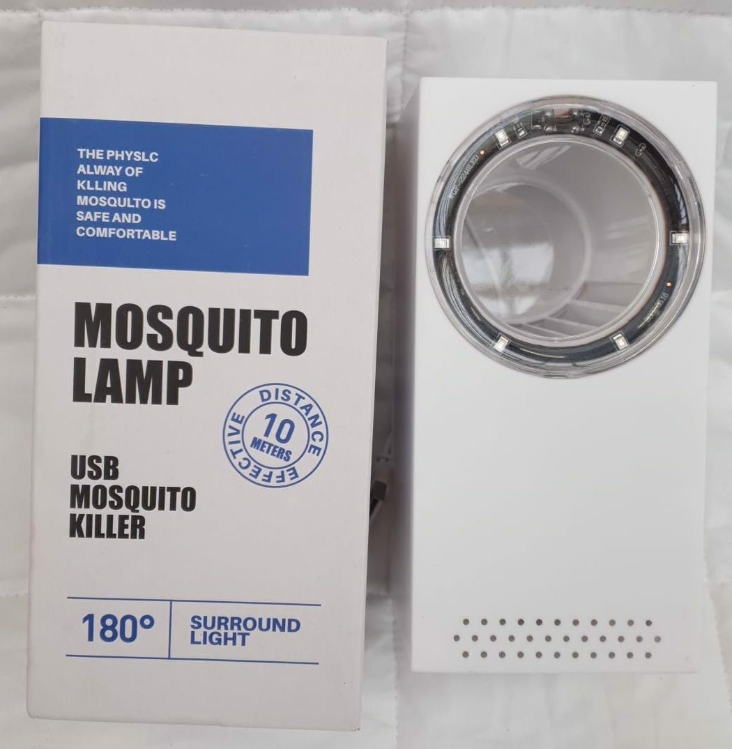 Odstraszacz Komarów Z Lampą Uv Elektryczny Biały