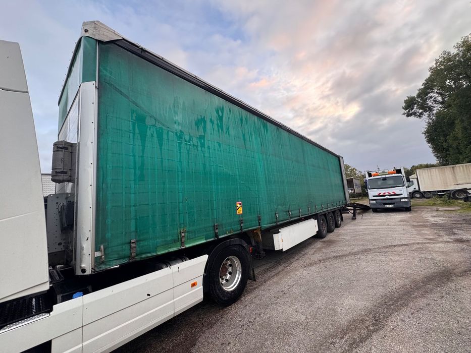 Schmitz Cargobull Firanka 2x os podnoszona / kosz na palety  Stan bdb