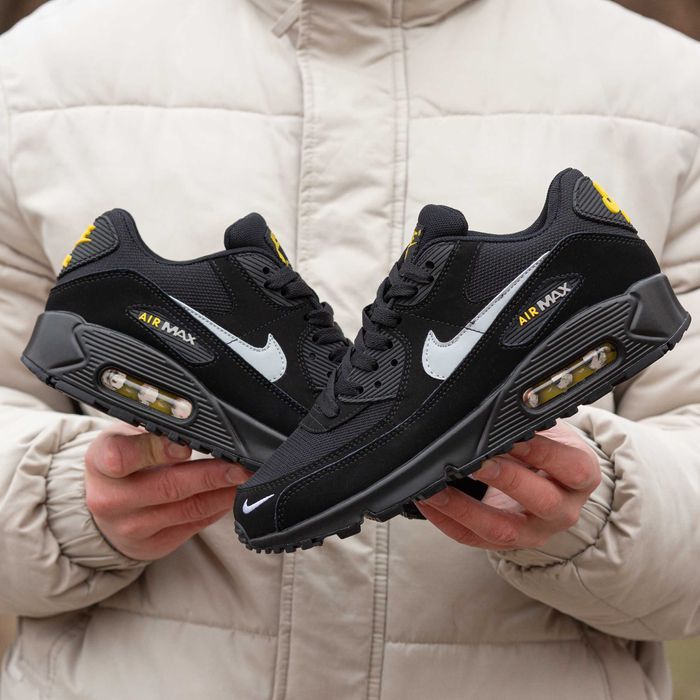 !SALE! Nike Air Max 90 Black Silver 39 40 41 42 43 44 45 найк аир макс