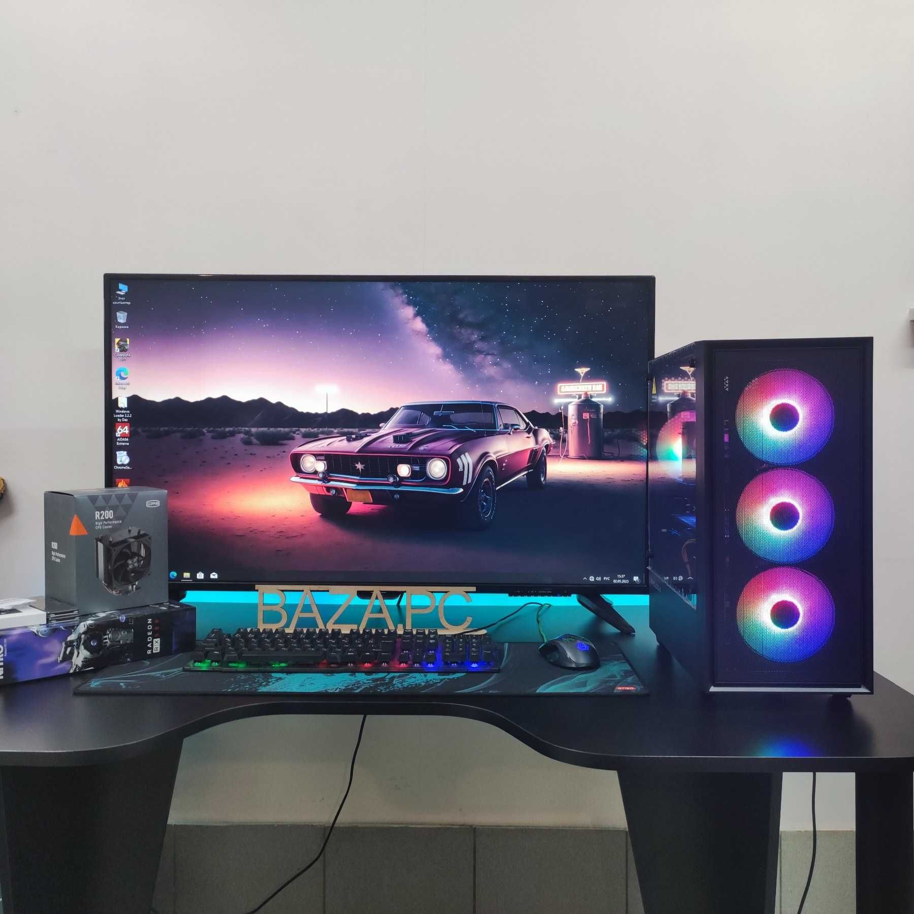 Игровой Компютер Intel Core i7, 16GB RAM, Sapphire RX 580 4GB, SSD 512