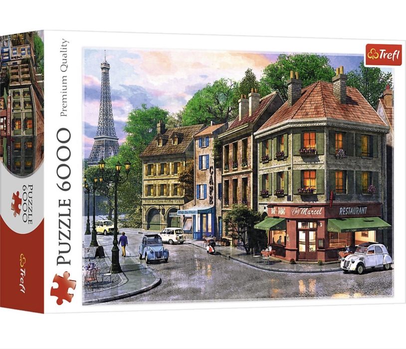 Puzzle 6000 uliczka Paryża