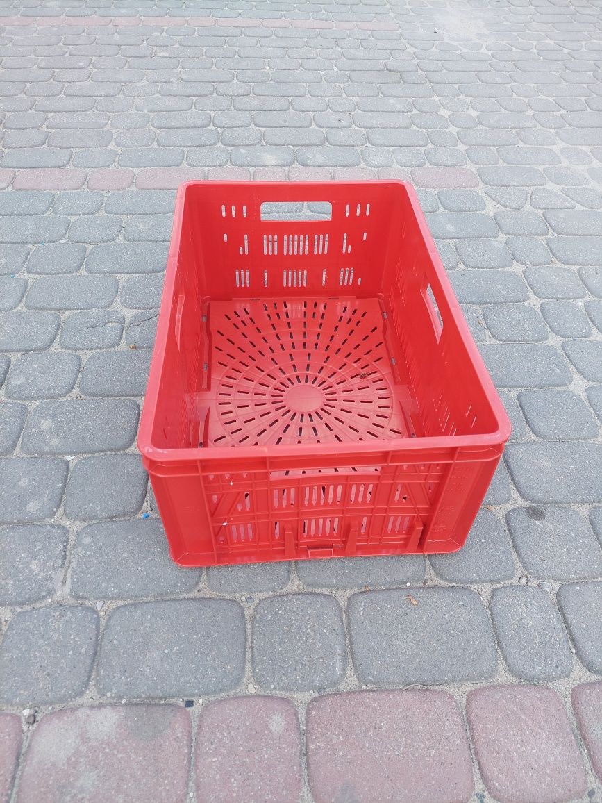 Skrzynka plastikowa skrzynki pojemniki na warzywa owoce 60/40/23 cm