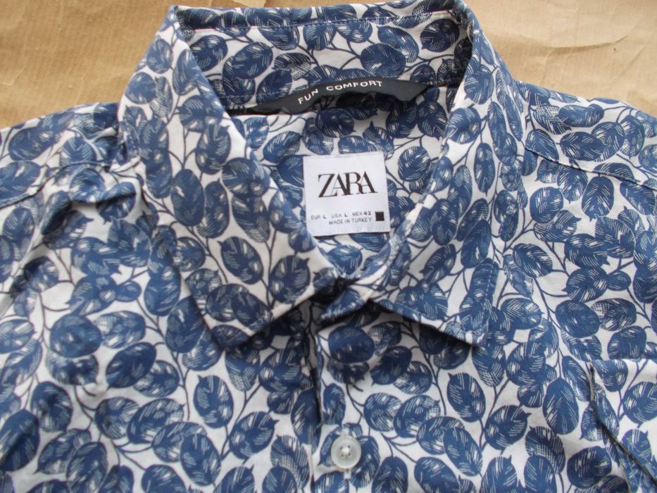 -M- ZARA PREMIUM Designerska Koszula Męska M 40 Portugalia