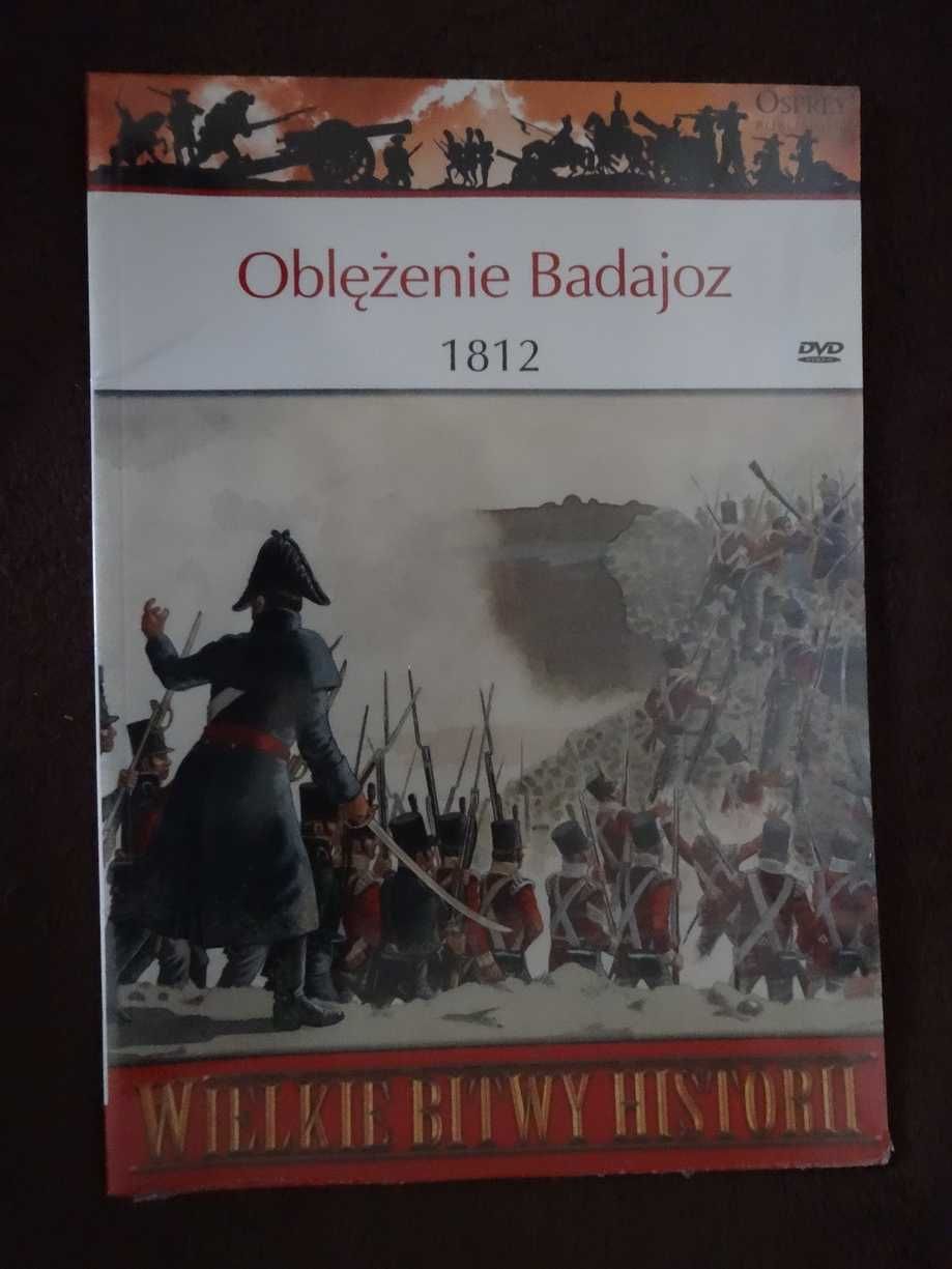 Oblężenie Badajoz  1812  OSPREY_Wlk. Bitwy Historii  +DVD _NOWA folia