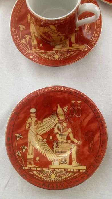 Сервиз чашки и блюдца Египет