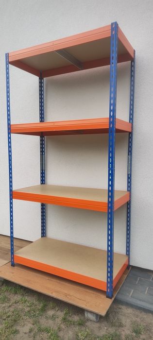 Regały Garażowe, Magazynowe 192x100x50 cm 4P/300 kg