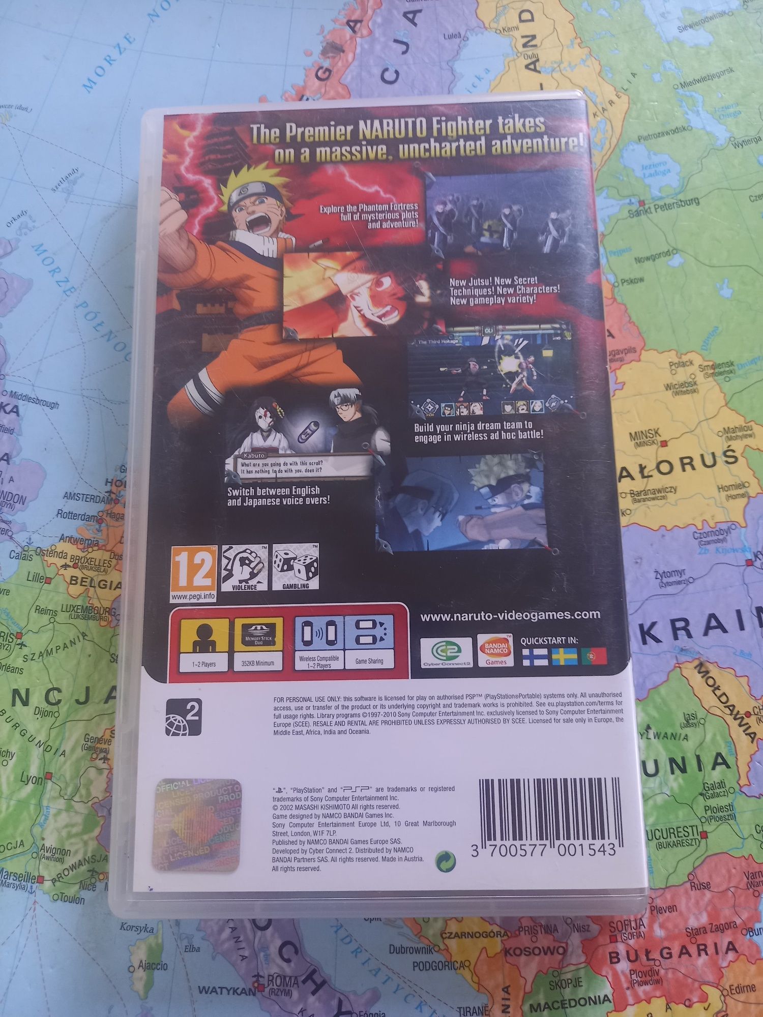 Gra Sony psp ultimate ninja Heroes 2