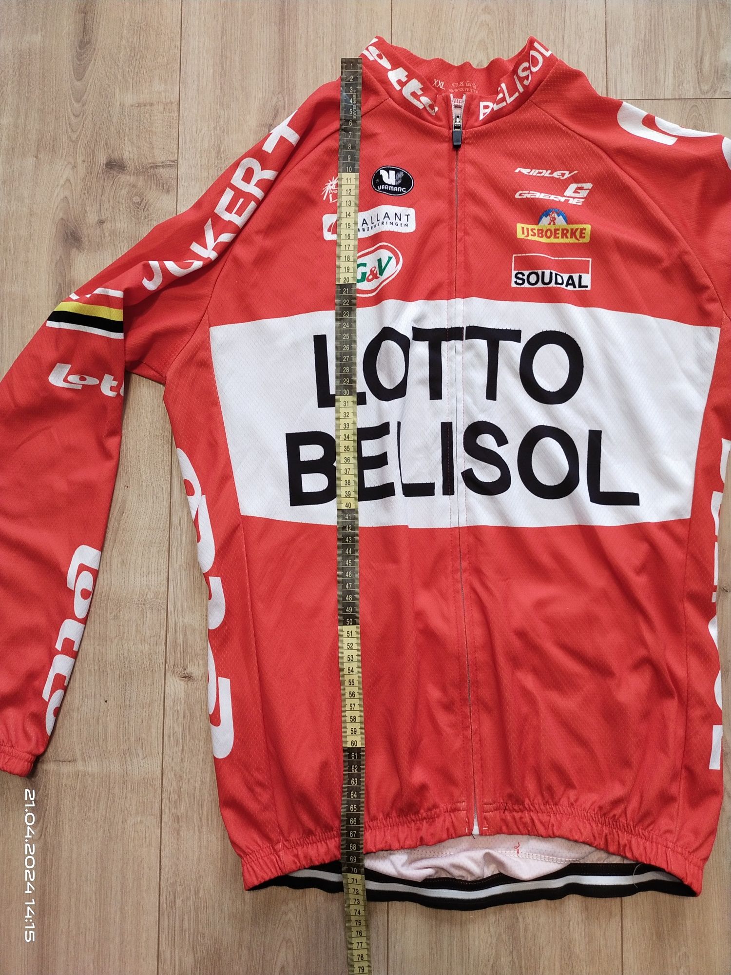 Bluza rowerowa Lotto Belisol vermarc 2014