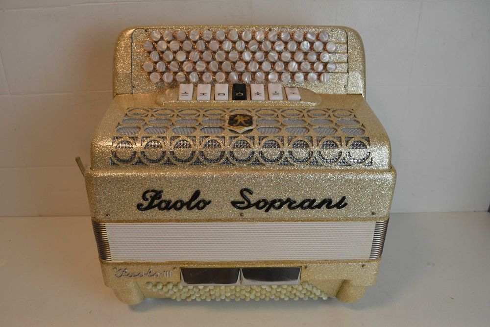 Acordeao Paolo Soprani 3 Voz 96 Baixos, N. 66