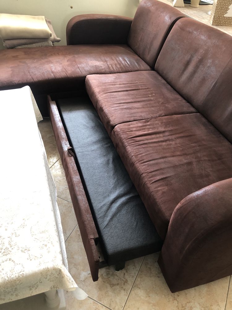 Vendo sofá cama c/chaise longa