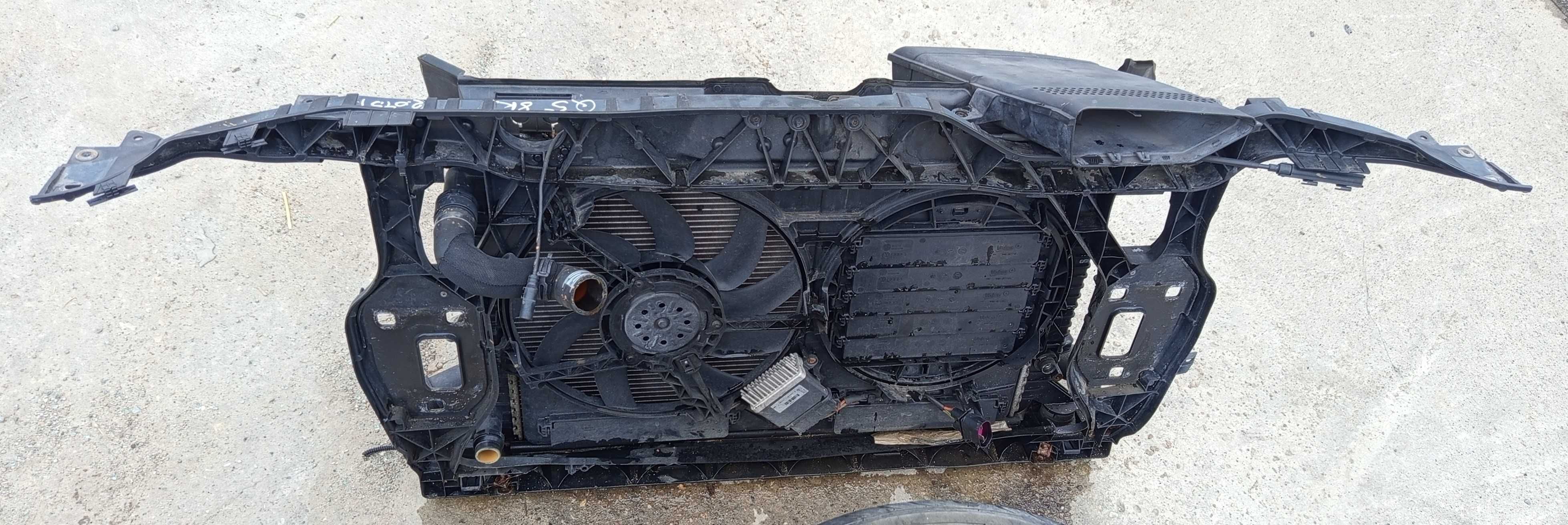 Przód AUDI Q5 8R 2.0 TDI Zderzak Maska Pas przedni z chłodnicami