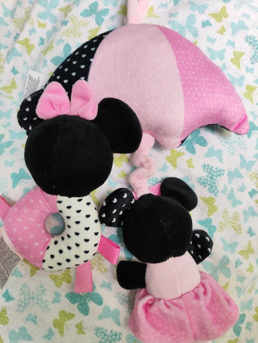 Pozytywka parasolka Minnie mouse plus grzechotka