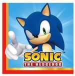 Serwetki Sonic the Hedgehog Knuckles Tails Shadow urodziny dekoracja
