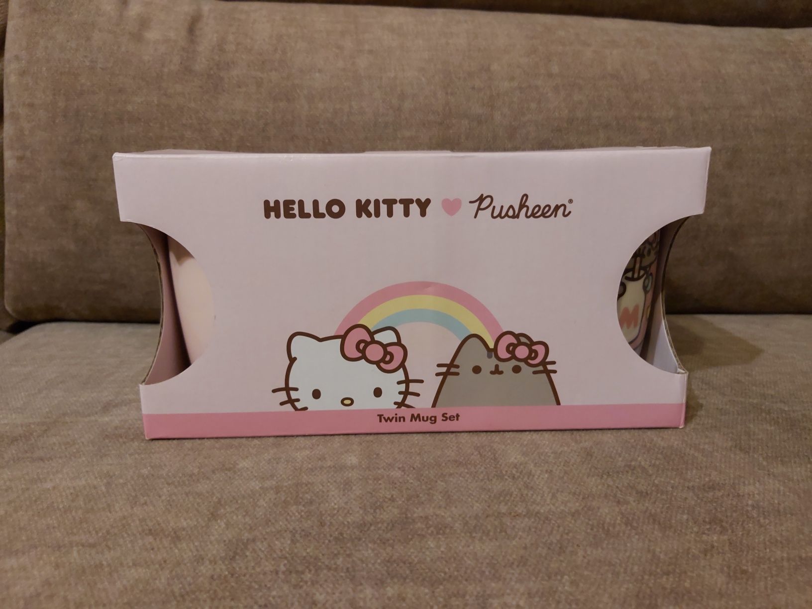 Pusheen Hello Kitty zestaw kubeczków