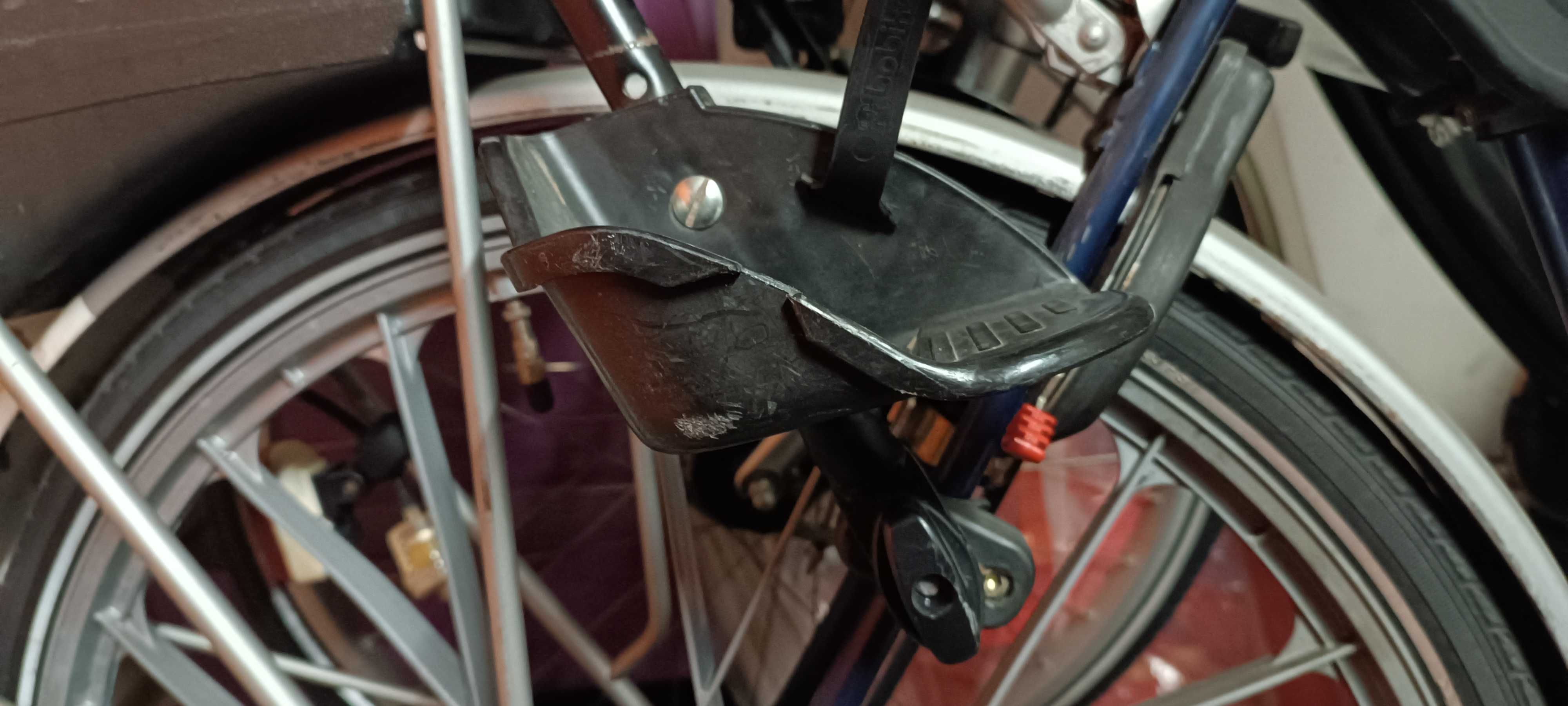 Bobike fotelik rowerowy Junior do 22 kg max mocny bezpieczny jak nowy