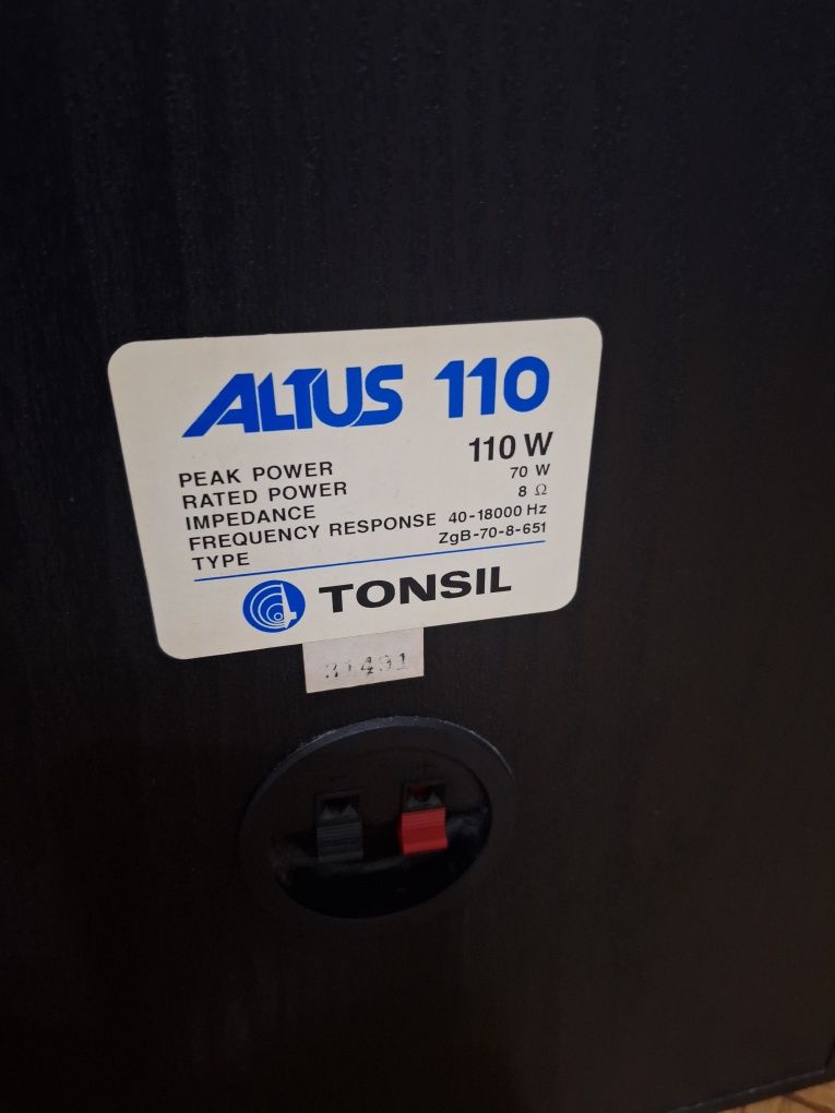 Kolumny Altus Tonsil 110 Gold edition nowe na gwarancji