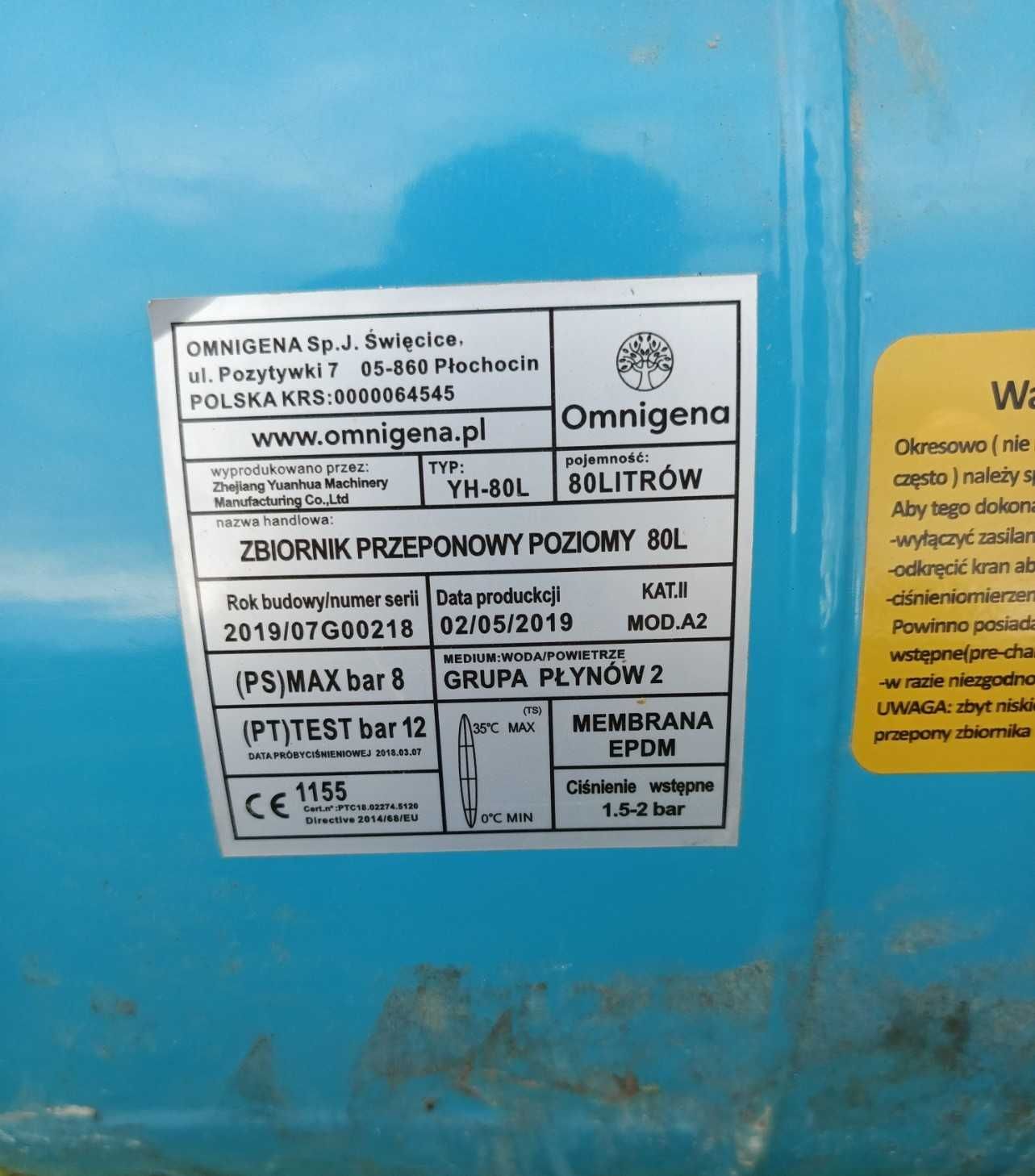 Zestaw Hydroforowy 80L