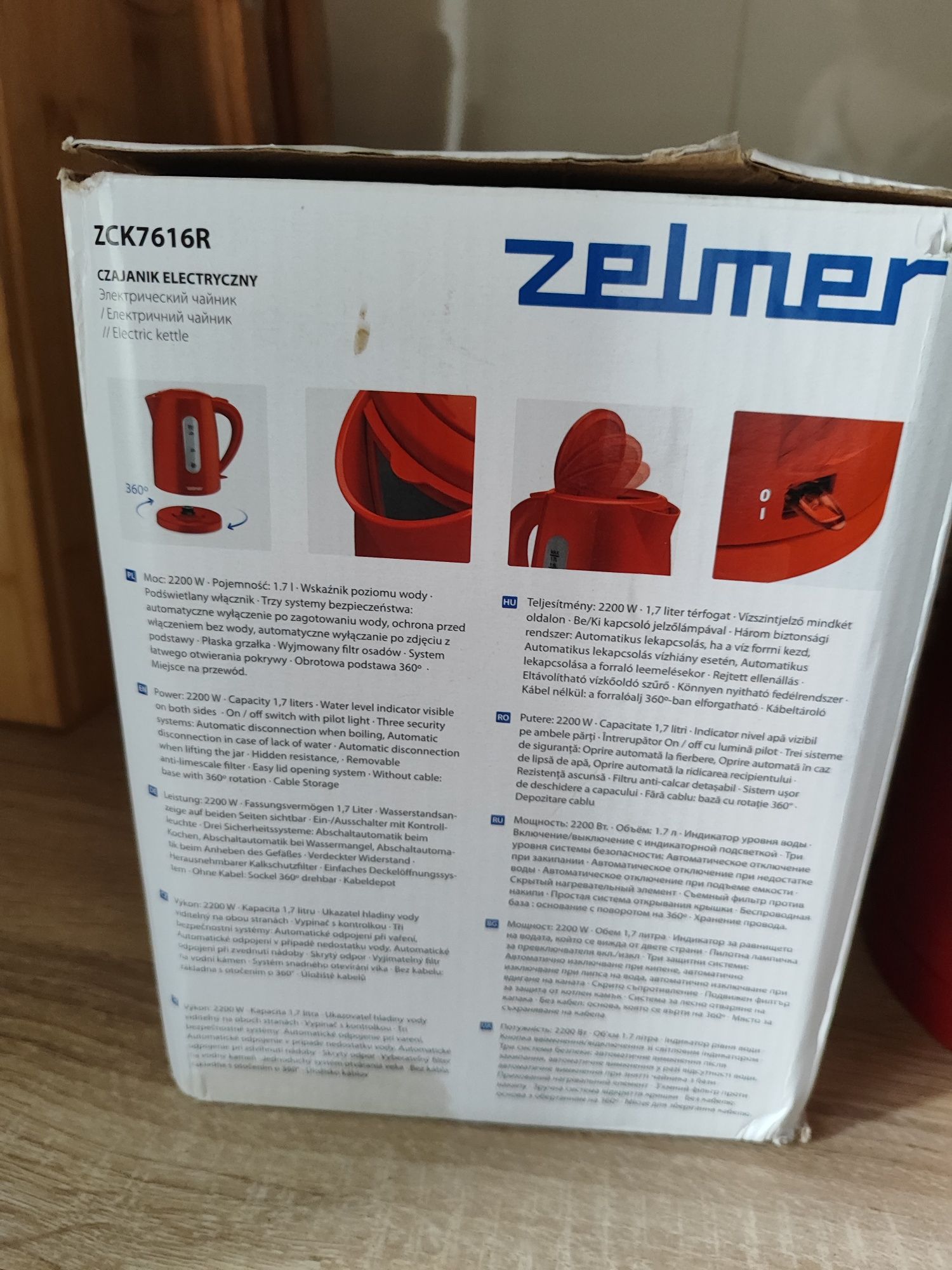 Czajnik ZELMER ZCK7616R
