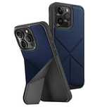 Etui Uniq Transforma Magclick Charging do iPhone 15 Pro - niebieskie