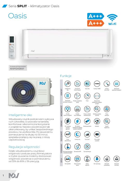 MDV Oasis 3,5kw  GRZANIE A+++ DO -30*C
