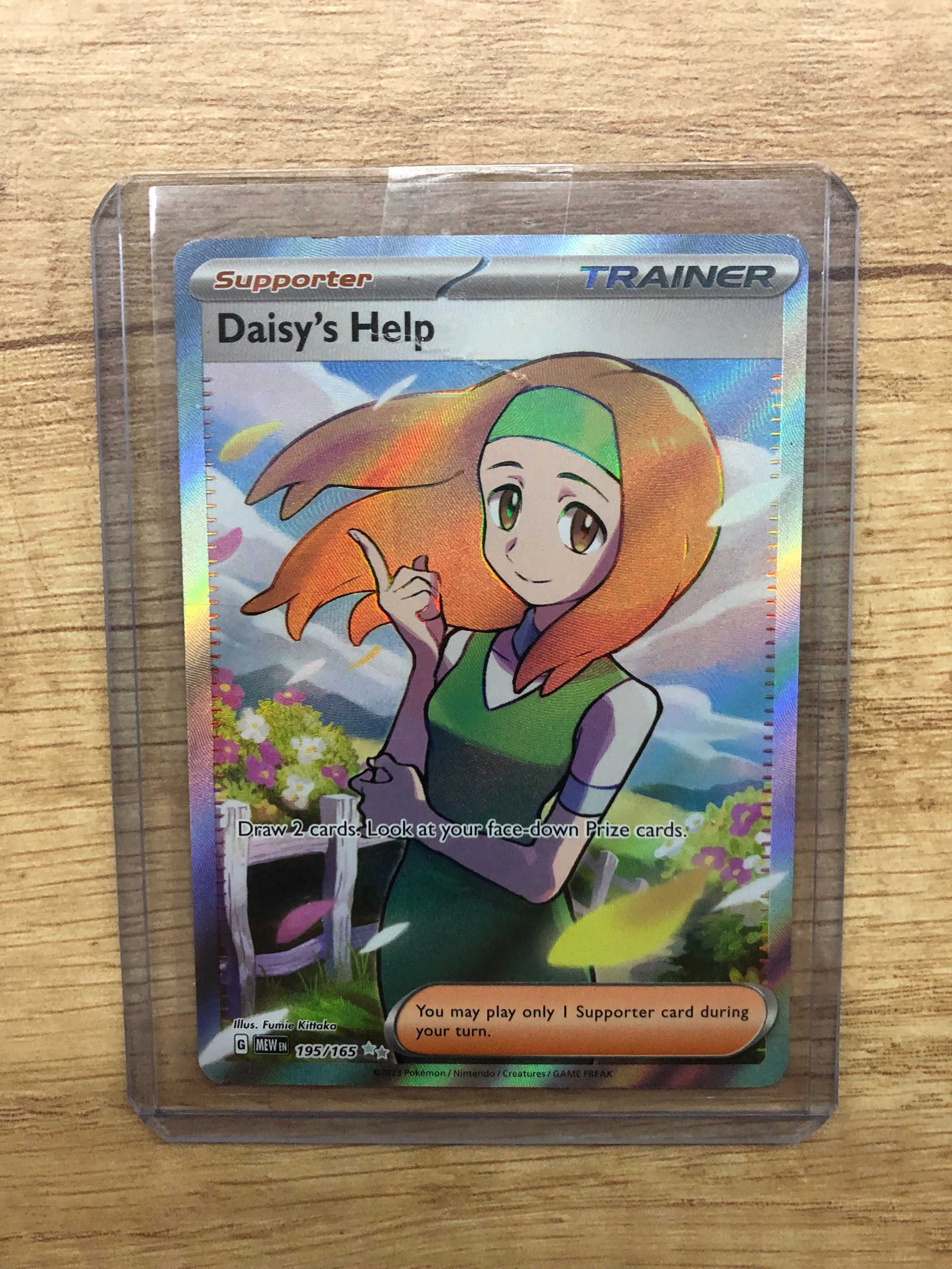 Karta pokemon Daisy's Help 195/165 mew