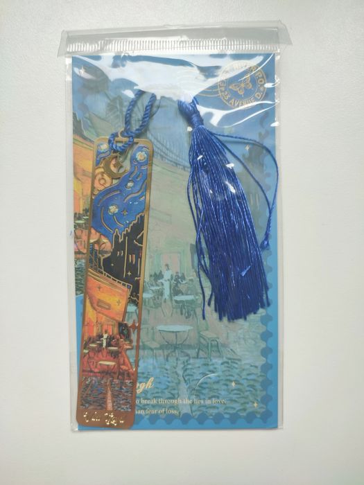 Metalowa zakładka do książki Van Gogh Taras kawiarni nocą