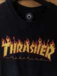 Czarna Koszulka Thrasher Flame