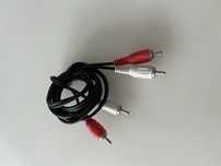 Kabel przewód audio 2x Cinch (RCA) 1,2m