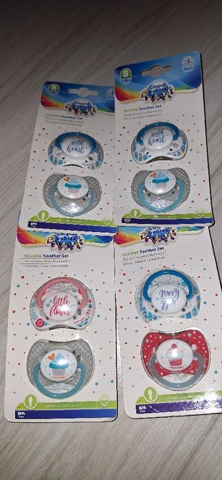 Sprzedam silikonowe symetryczne smoczki B 6-18m canpol babies