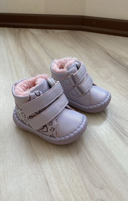 Зимові пінетки для дівчинки Apawwa устілка 11,5 см