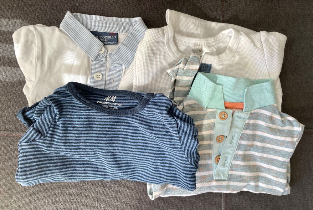 Paka ubranek dla chłopca, roz. 68/74 zara, H&M, reserved