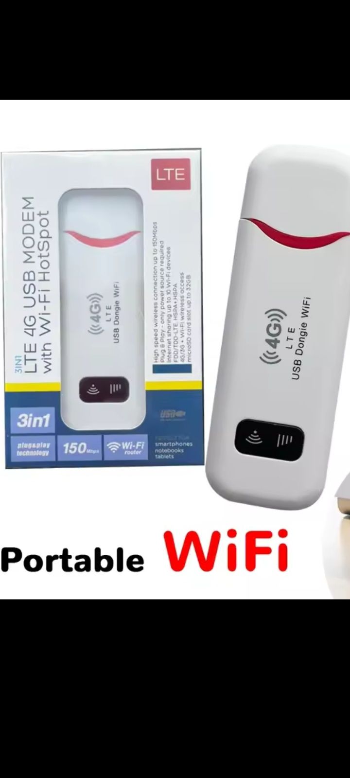 Router hotspot pen modem wifi portátil USB cartão SIM(desbloqueado)