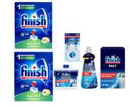 Zestaw do zmywarki Finish tabletki 78 szt. Sól 1,2 kg, nabłyszczasz