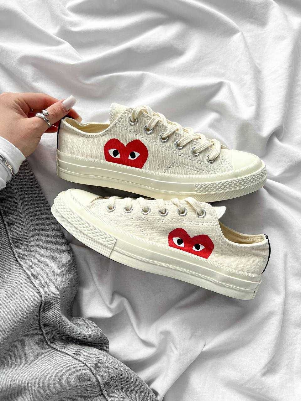 Оригінальні Garcons Play x Converse Low White