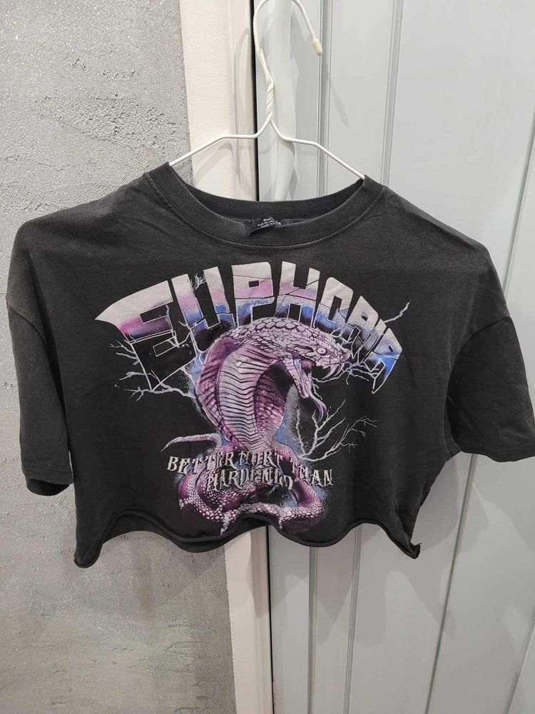 Crop Top Bluzka T shirt Bershka XS