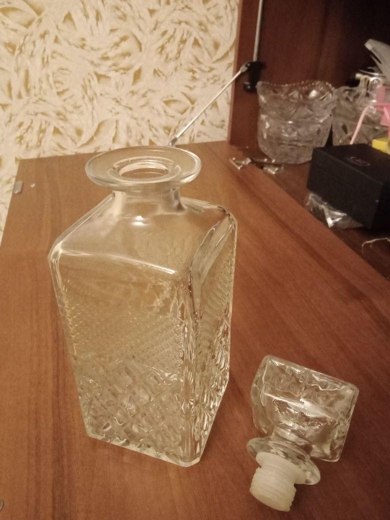 Штоф хрусталь(виски,коньяк)