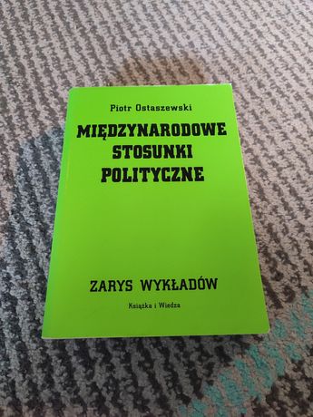 Międzynarodowe stosunki polityczne - sprzedam