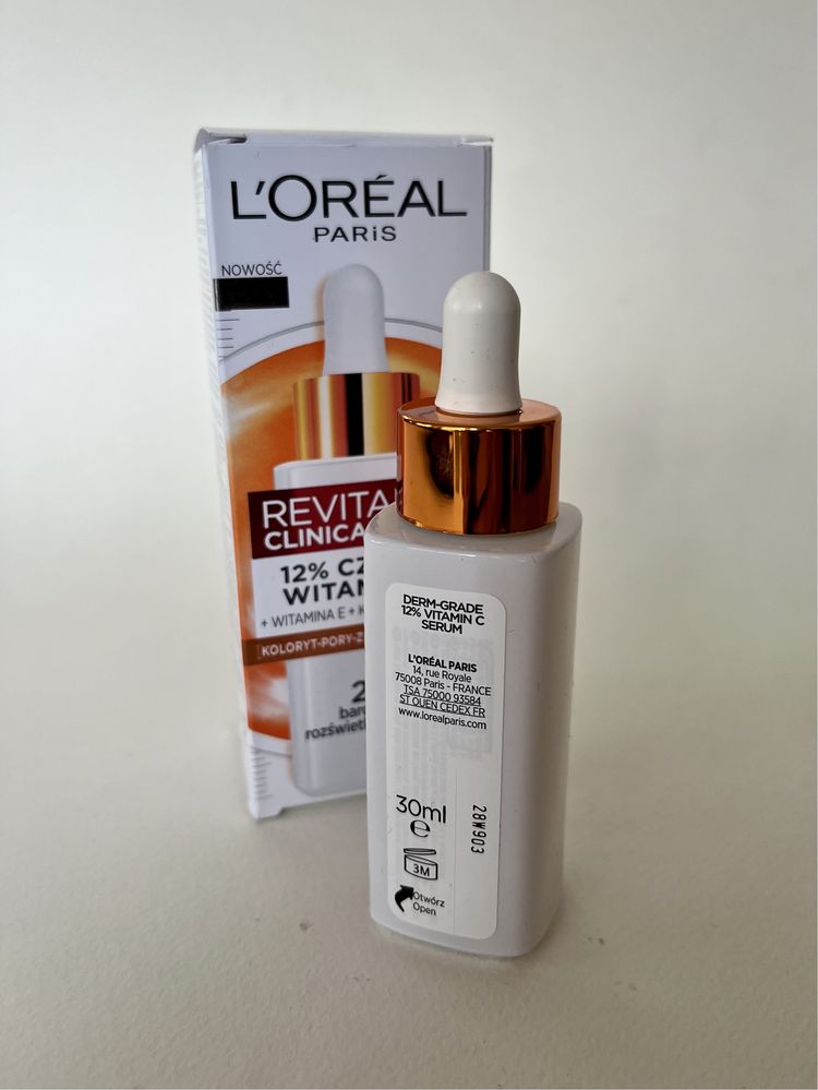 L’Oreal Revitalift Clinical serum 12% witaminy C E kwas salicylowy