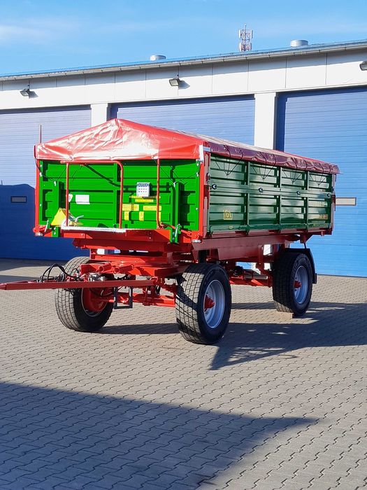 Przyczepa rolnicza IFA HW, HL 6011 3 strony 6-8 ton wywrotka - Idealna