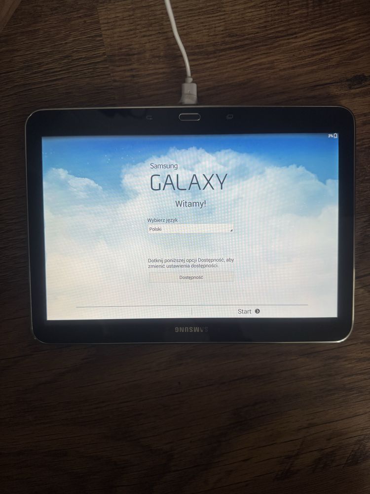 Tablet Galaxy tab4 na czesci.