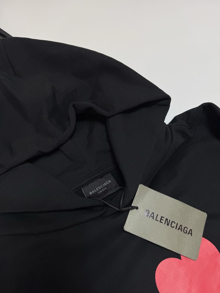 Худі Balenciaga I Love Paris black S ERD Oversized
