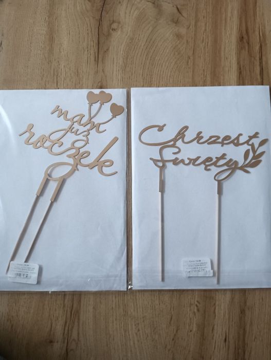 Girlanda, baner, toper - chrzęst święty, roczek