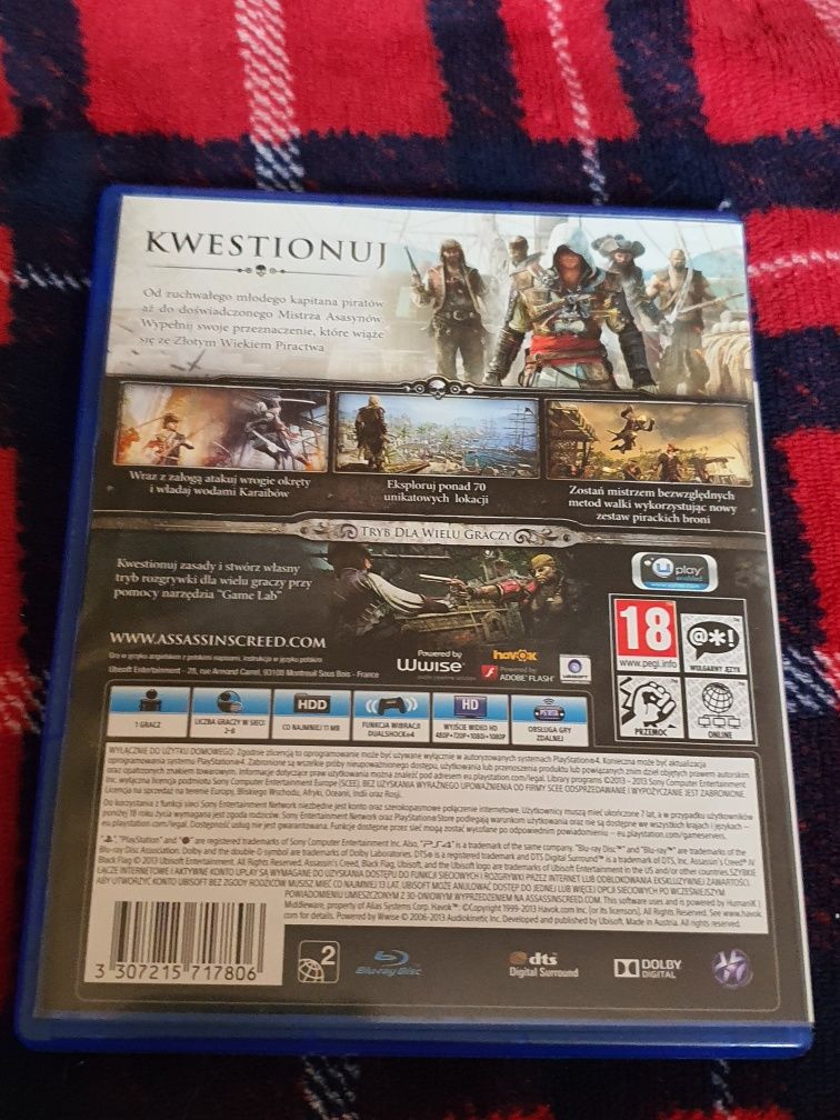 Gra na Playstation 4,5 Assassins Creed IV Black Flag super stan